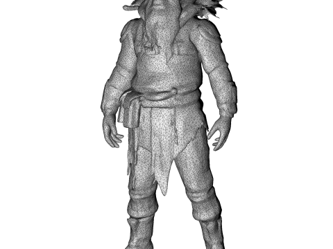 Fantasy Dwarf Warriors Collection - 3D Printable Tabletop Miniatures 3Dプリントモデル