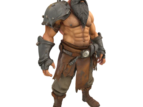 Fantasy Dwarf Warriors Collection - 3D Printable Tabletop Miniatures 3D Print Model