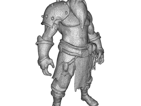 Fantasy Dwarf Warriors Collection - 3D Printable Tabletop Miniatures 3Dプリントモデル