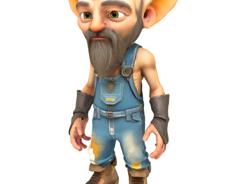 Fantasy Dwarf Warriors Collection - 3D Printable Tabletop Miniatures 3Dプリントモデル