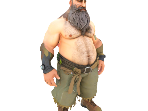 Fantasy Dwarf Warriors Collection - 3D Printable Tabletop Miniatures 3Dプリントモデル