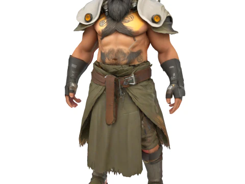 Fantasy Dwarf Warriors Collection - 3D Printable Tabletop Miniatures 3D Print Model