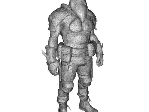 Fantasy Dwarf Warriors Collection - 3D Printable Tabletop Miniatures 3D Print Model