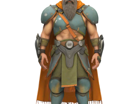 Fantasy Dwarf Warriors Collection - 3D Printable Tabletop Miniatures 3D Print Model