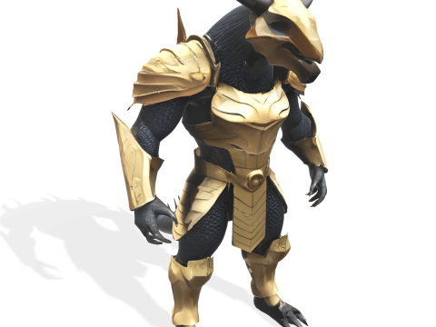 Golden Sentinel Armor Collection Modello di stampa 3D