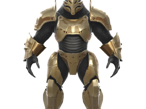 Golden Sentinel Armor Collection 3D Print Model