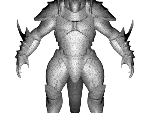 Golden Sentinel Armor Collection 3D Print Model