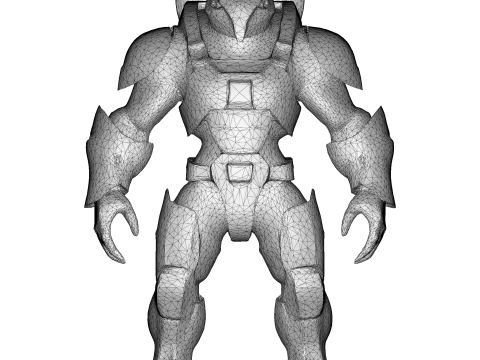 Golden Sentinel Armor Collection Modello di stampa 3D
