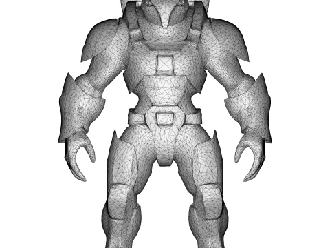 Golden Sentinel Armor Collection 3D Print Model