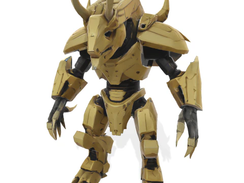 Golden Sentinel Armor Collection 3D Print Model