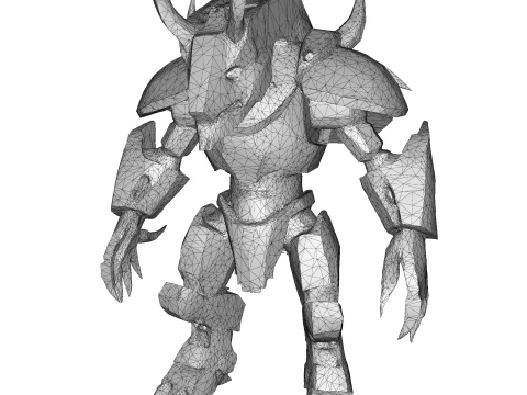 Golden Sentinel Armor Collection 3D Print Model