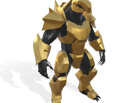 Golden Sentinel Armor Collection 3D Print Model