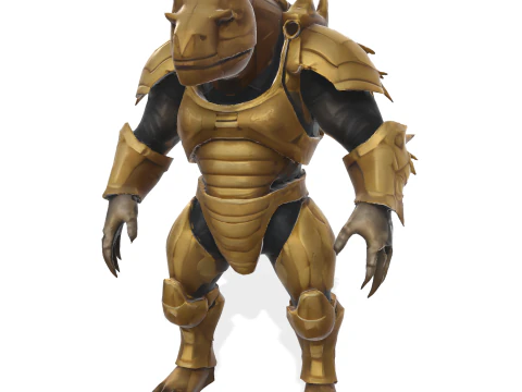 Golden Sentinel Armor Collection 3D Print Model