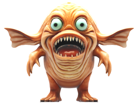 WhimsiFish AI Creature Collection 3D 打印模型