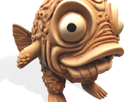 WhimsiFish AI Creature Collection 3D 打印模型