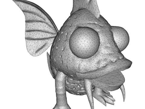 WhimsiFish AI Creature Collection 3D Print Model