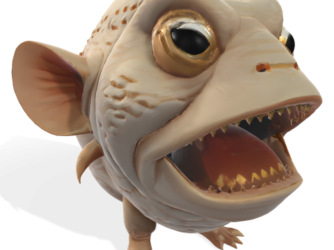 WhimsiFish AI Creature Collection 3D 打印模型