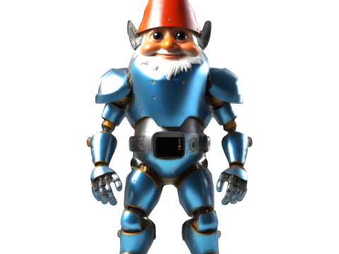 Enchanted Guardian Gnomes Magical Defenders Collection Modello di stampa 3D