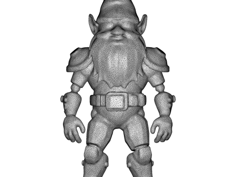 Enchanted Guardian Gnomes Magical Defenders Collection Modello di stampa 3D
