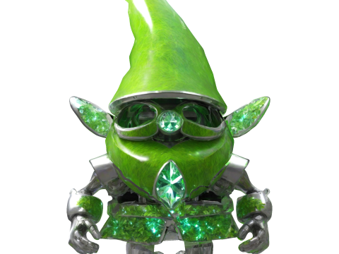 Enchanted Guardian Gnomes Magical Defenders Collection Modello di stampa 3D
