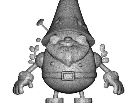 Enchanted Guardian Gnomes Magical Defenders Collection Modello di stampa 3D