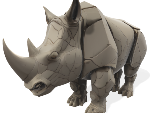 Safari Guardians Mythical Animal Collection 3D Print Model