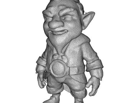 Dwarven Vanguard Full-Body Single-Piece Figurine 3D 프린트 모델