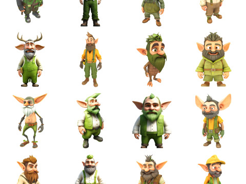 Gnome Squad Garden Guardians Modelo de impresión 3D
