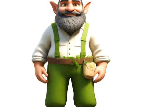 Guardi&otilde;es do Jardim do Esquadr&atilde;o Gnomo Modelo de Impressão 3D