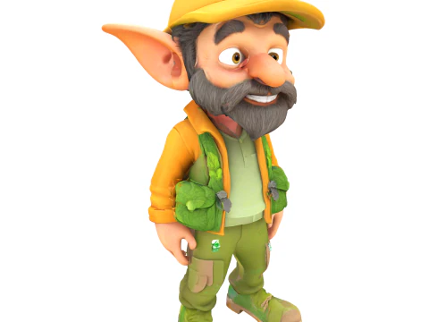 Guardi&otilde;es do Jardim do Esquadr&atilde;o Gnomo Modelo de Impressão 3D