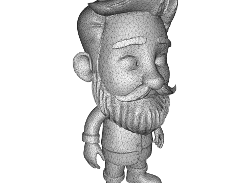 Whimsical Bearded Earthen Sprites 3Dプリントモデル
