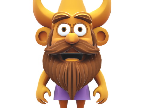 Whimsical Bearded Earthen Sprites 3Dプリントモデル