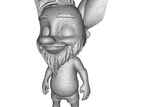 Whimsical Bearded Earthen Sprites 3D Print Model