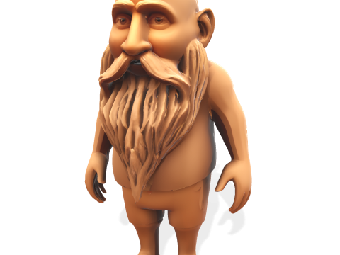 Whimsical Bearded Earthen Sprites 3Dプリントモデル