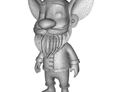 Whimsical Bearded Earthen Sprites 3D Print Model