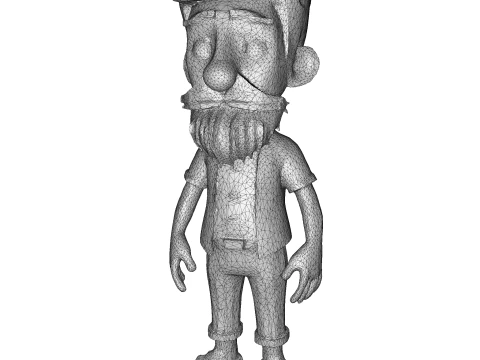 Whimsical Bearded Earthen Sprites 3D Print Model