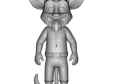 Whimsical Bearded Earthen Sprites 3D Print Model