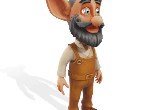Whimsical Bearded Earthen Sprites 3D Print Model