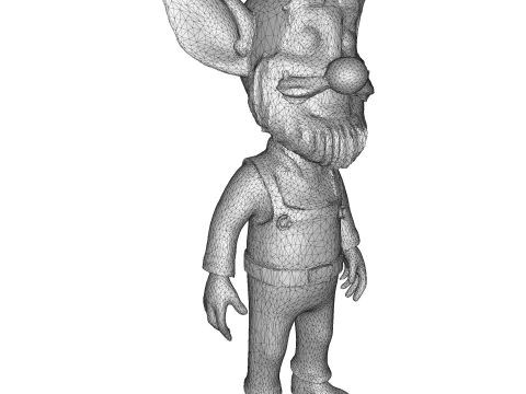 Whimsical Bearded Earthen Sprites 3D Print Model