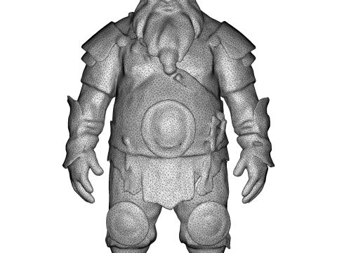 Dwarven Warriors Ultimate Collection Fantasy Character Models 3D 프린트 모델