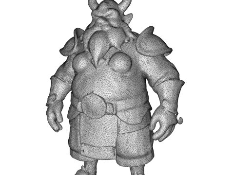 Dwarven Warriors Ultimate Collection Fantasy Character Models 3D 프린트 모델