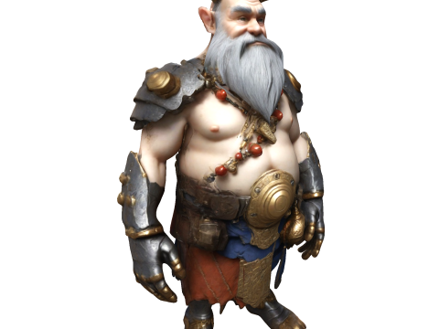 Dwarven Warriors Ultimate Collection Fantasy Character Models 3D 프린트 모델