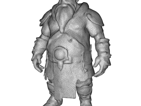 Dwarven Warriors Ultimate Collection Fantasy Character Models 3D 프린트 모델