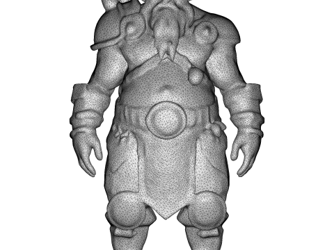 Dwarven Warriors Ultimate Collection Fantasy Character Models 3D 프린트 모델