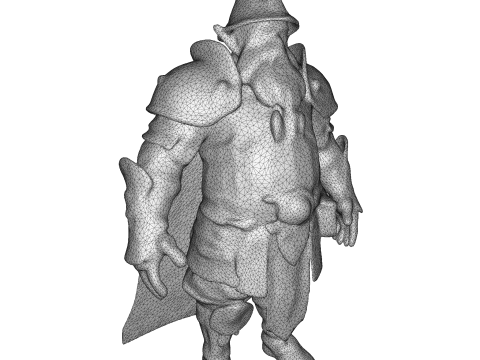 Dwarven Warriors Ultimate Collection Fantasy Character Models 3D 프린트 모델