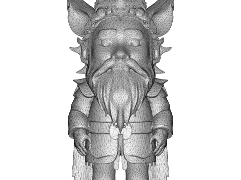 Cole&ccedil;&atilde;o Dwarven Guardians Personagens an&otilde;es de fantasia &eacute;pica Modelo de Impressão 3D