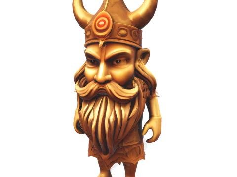 Cole&ccedil;&atilde;o Dwarven Guardians Personagens an&otilde;es de fantasia &eacute;pica Modelo de Impressão 3D