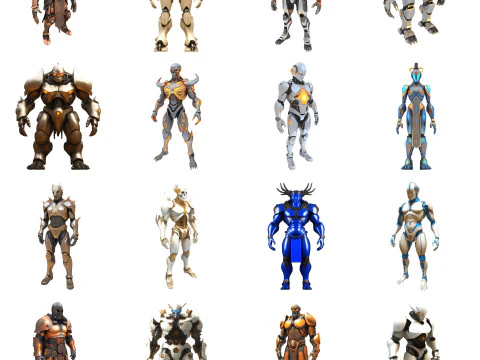 Eclipse Armory Celestial Guardian Armor Collection 3D Print Model