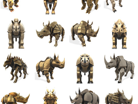 Armored Rhino Sentinel Model do druku 3D