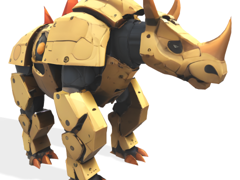 Armored Rhino Sentinel Model do druku 3D